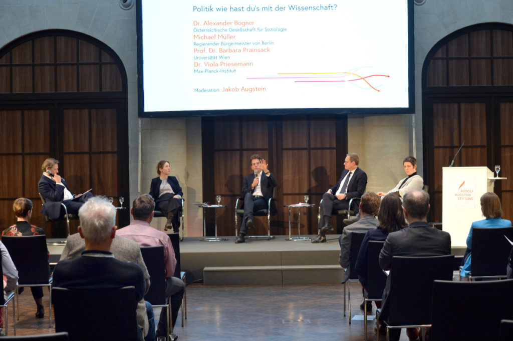 Panel: Politik wie hast du's mit der Wissenschaft?